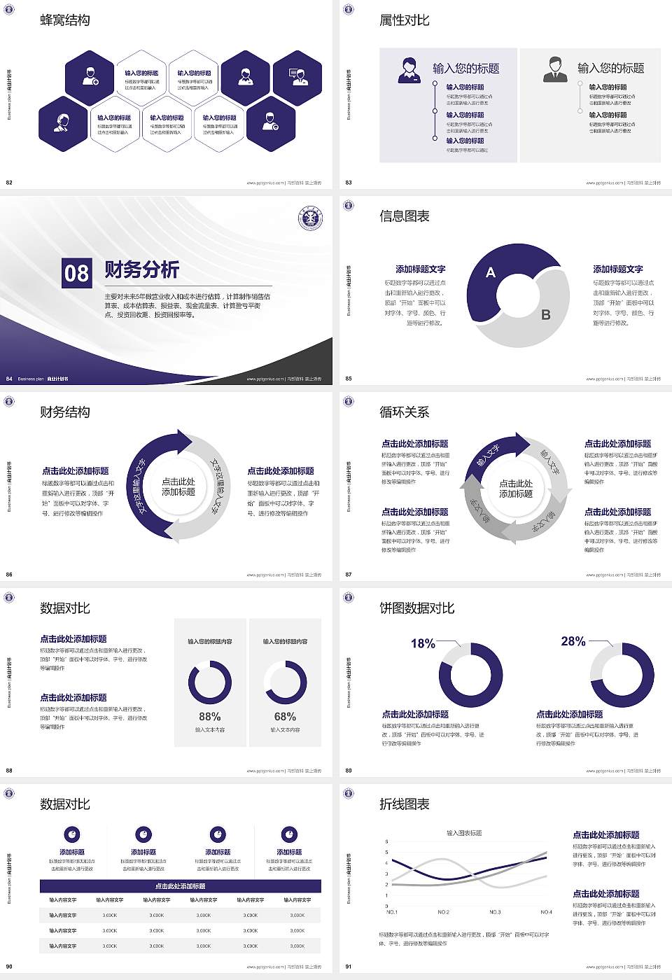 中国矿业大学专用全国大学生互联网+创新创业大赛计划书/路演/网评PPT模板16:9格式幻灯片预览图10