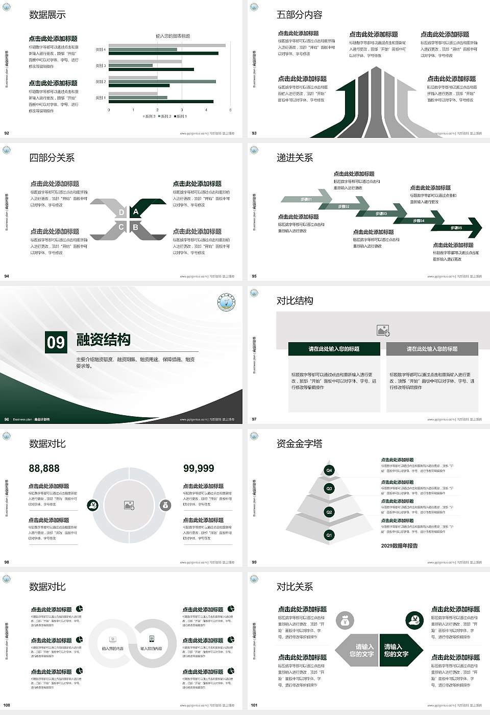 广东南方职业学院专用全国大学生互联网+创新创业大赛计划书/路演/网评PPT模板16:9格式幻灯片预览图11