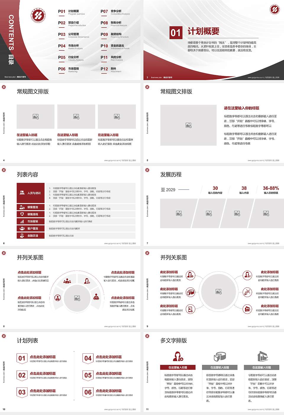 山东轻工职业学院专用全国大学生互联网+创新创业大赛计划书/路演/网评PPT模板16:9格式幻灯片预览图2