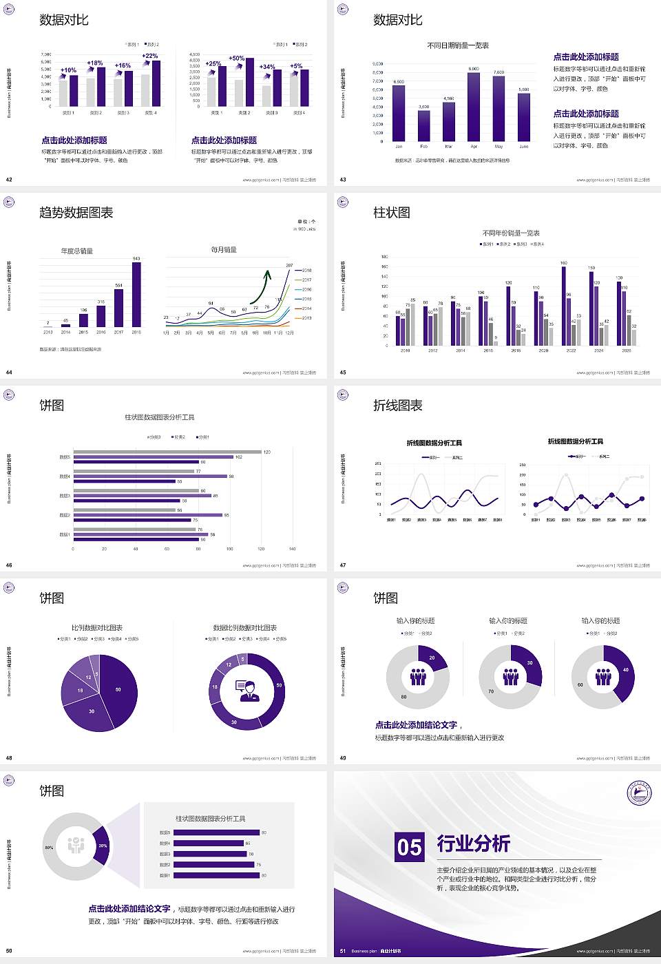 九江职业技术学院专用全国大学生互联网+创新创业大赛计划书/路演/网评PPT模板16:9格式幻灯片预览图6