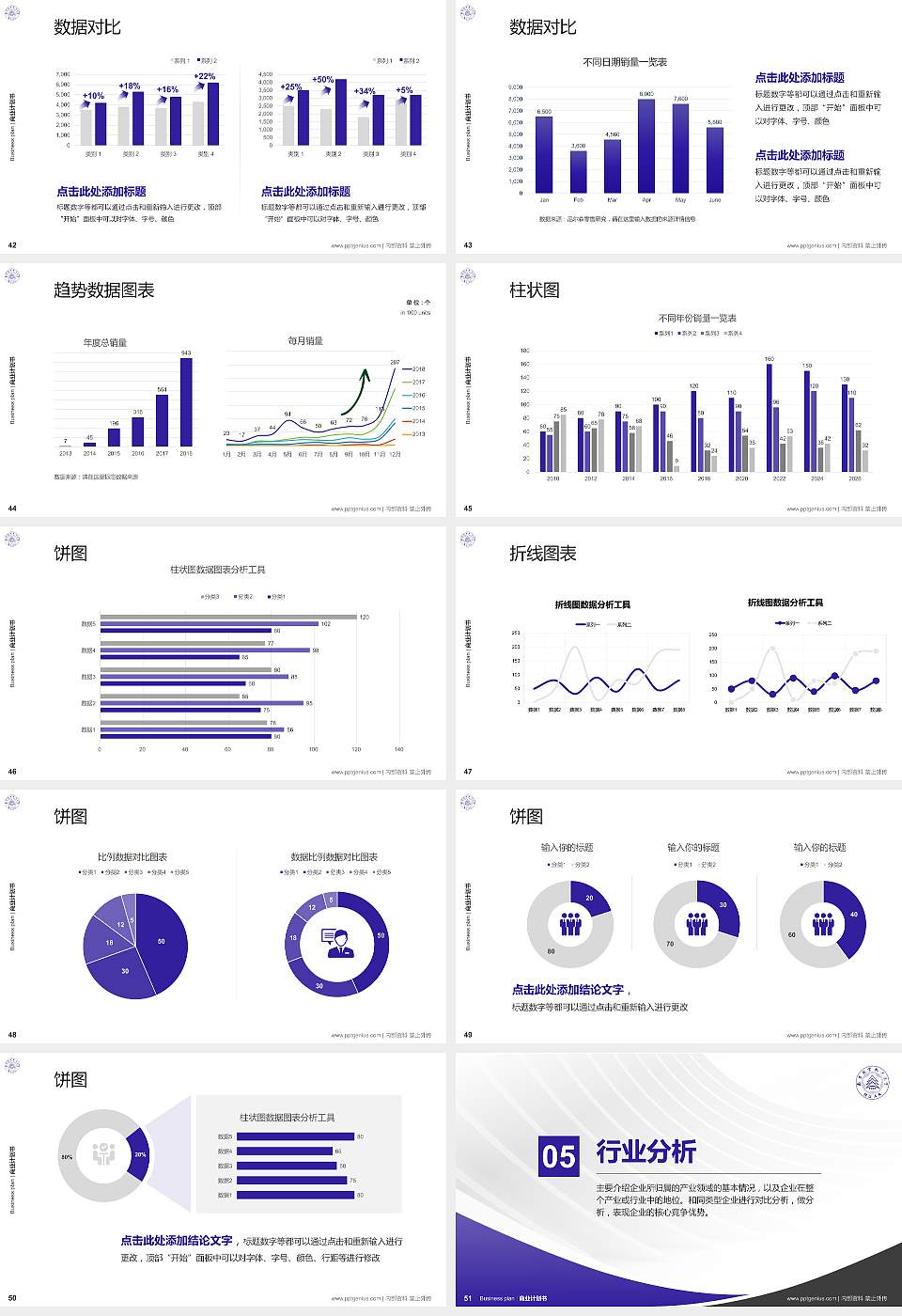 南京航空航天大学专用全国大学生互联网+创新创业大赛计划书/路演/网评PPT模板16:9格式幻灯片预览图6