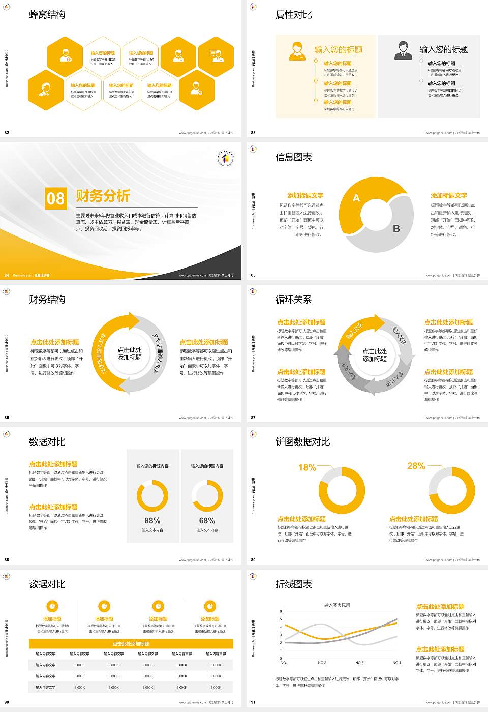 阜阳职业技术学院专用全国大学生互联网+创新创业大赛计划书/路演/网评PPT模板16:9格式幻灯片预览图10