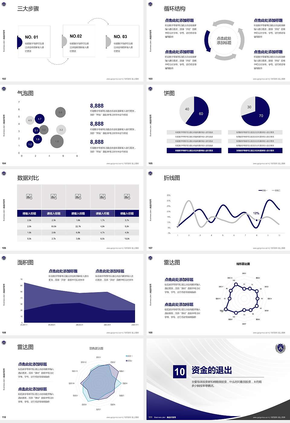 广西警察学院专用全国大学生互联网+创新创业大赛计划书/路演/网评PPT模板16:9格式幻灯片预览图12