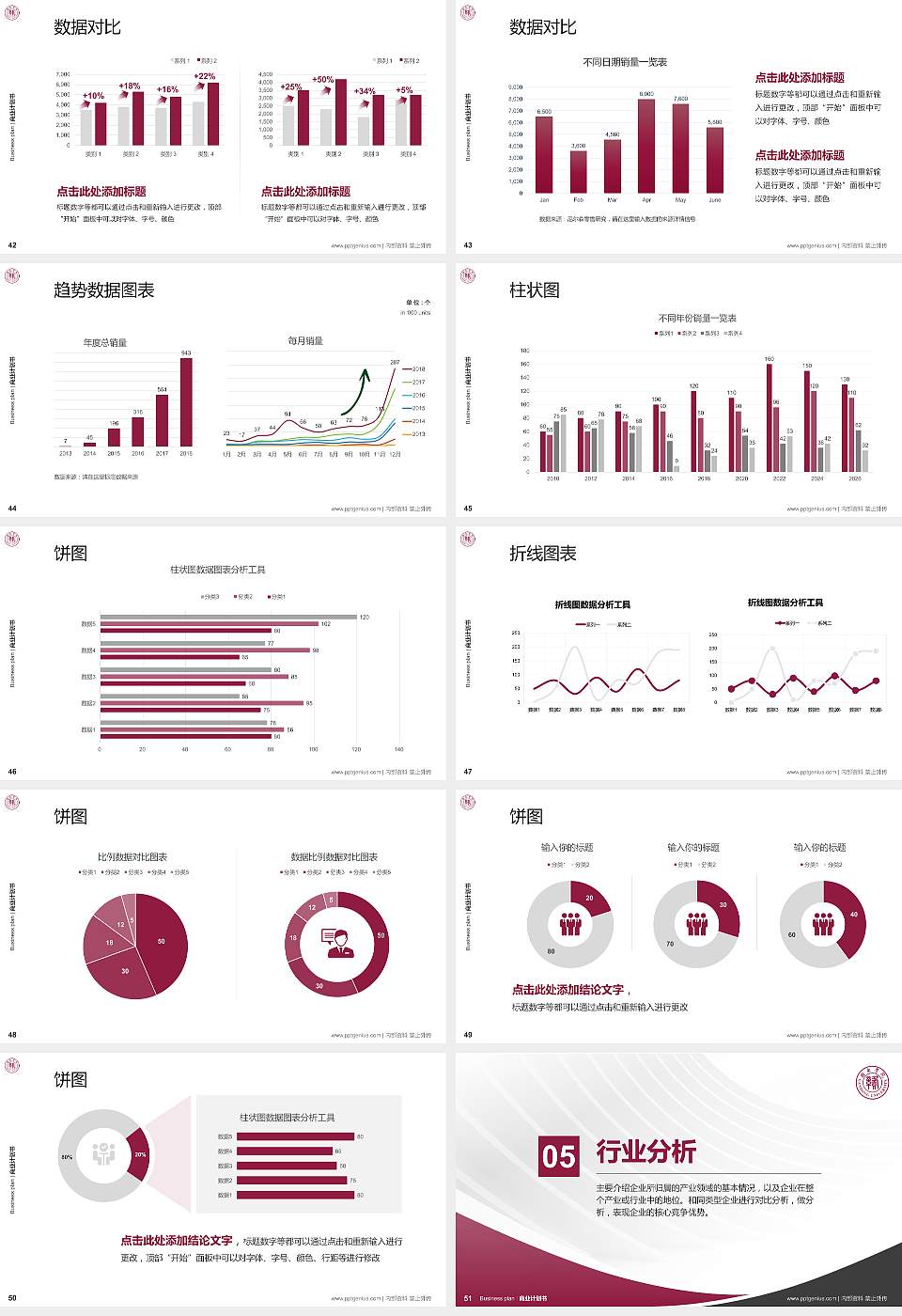 赣东学院专用全国大学生互联网+创新创业大赛计划书/路演/网评PPT模板16:9格式幻灯片预览图6