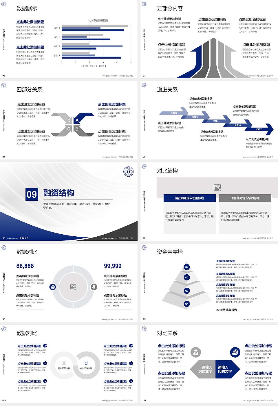 太原科技大学专用全国大学生互联网+创新创业大赛计划书/路演/网评PPT模板16:9格式幻灯片预览图11