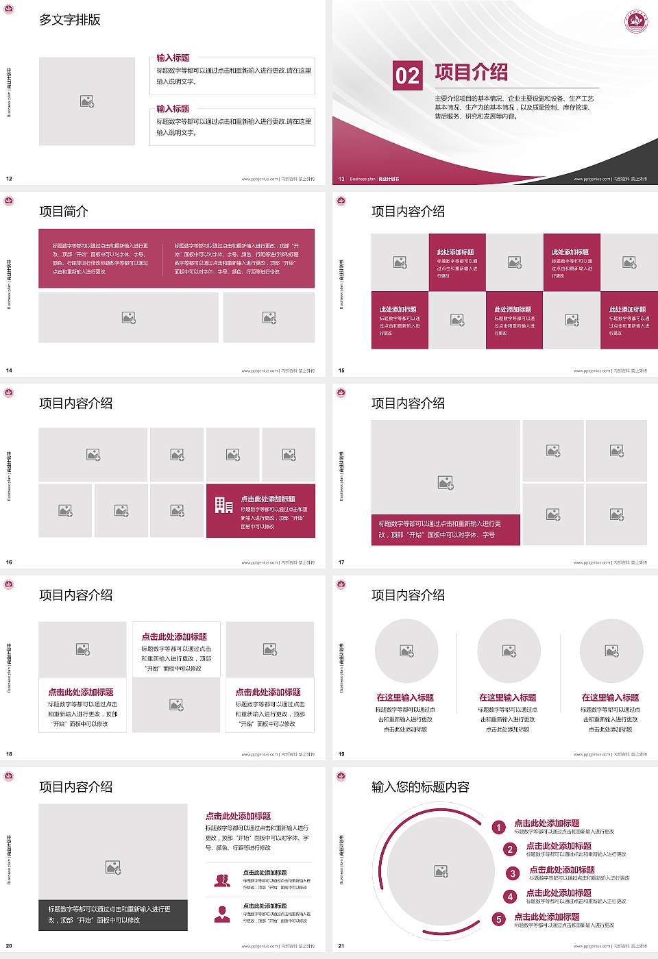四川护理职业学院专用全国大学生互联网+创新创业大赛计划书/路演/网评PPT模板16:9格式幻灯片预览图3