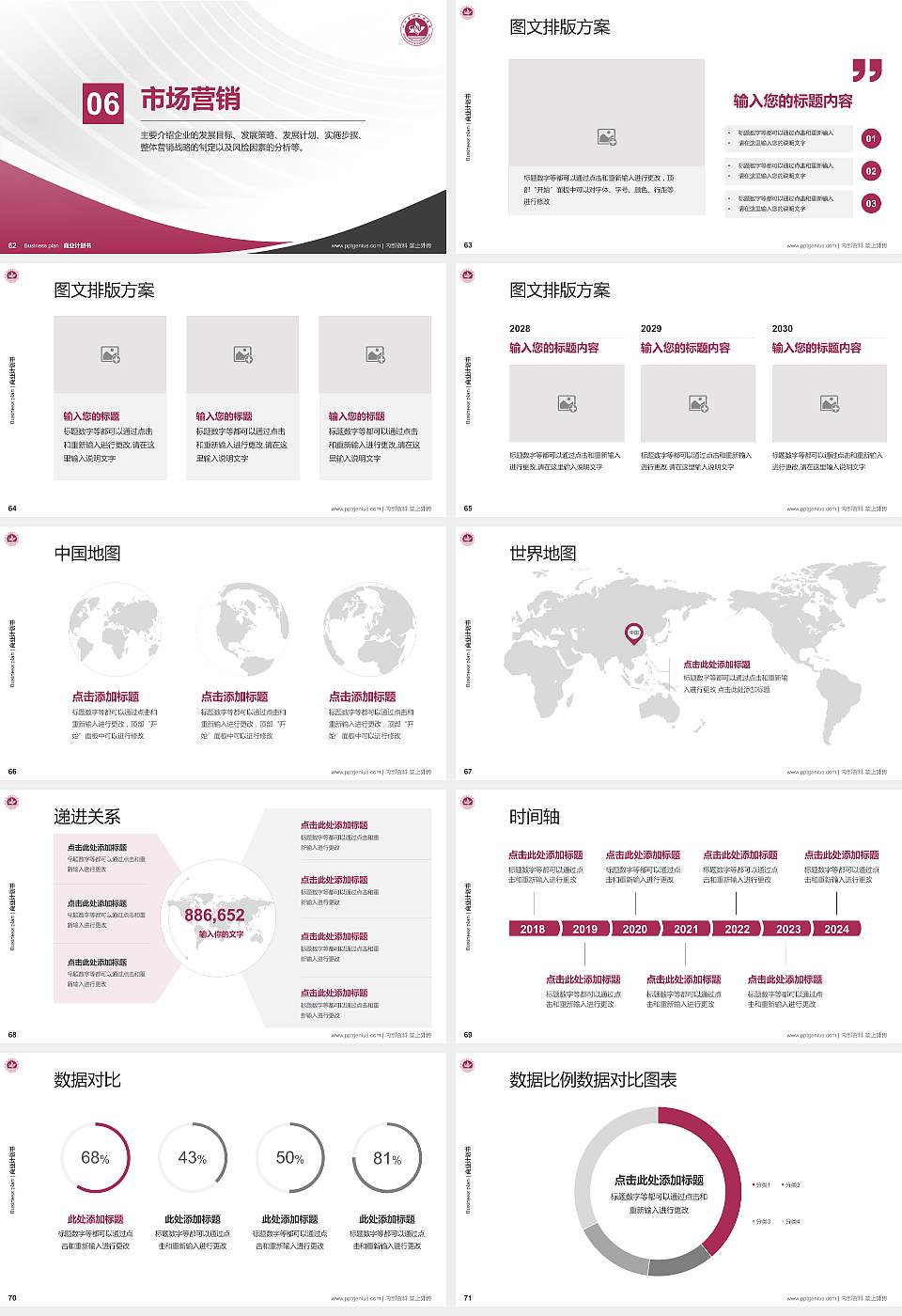 四川护理职业学院专用全国大学生互联网+创新创业大赛计划书/路演/网评PPT模板16:9格式幻灯片预览图8