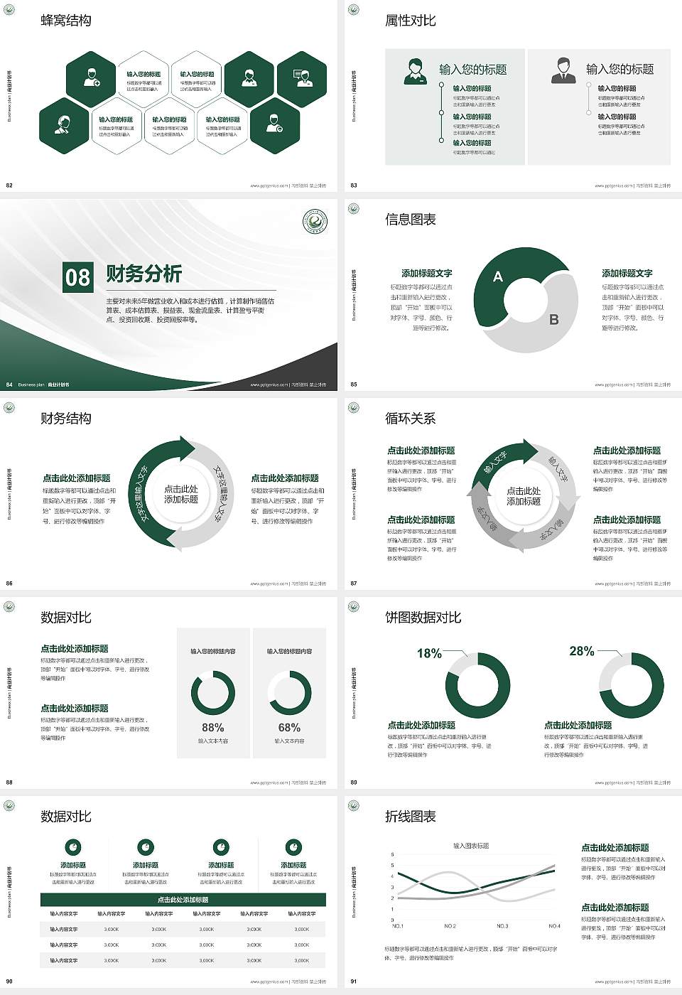 四川旅游学院专用全国大学生互联网+创新创业大赛计划书/路演/网评PPT模板16:9格式幻灯片预览图10