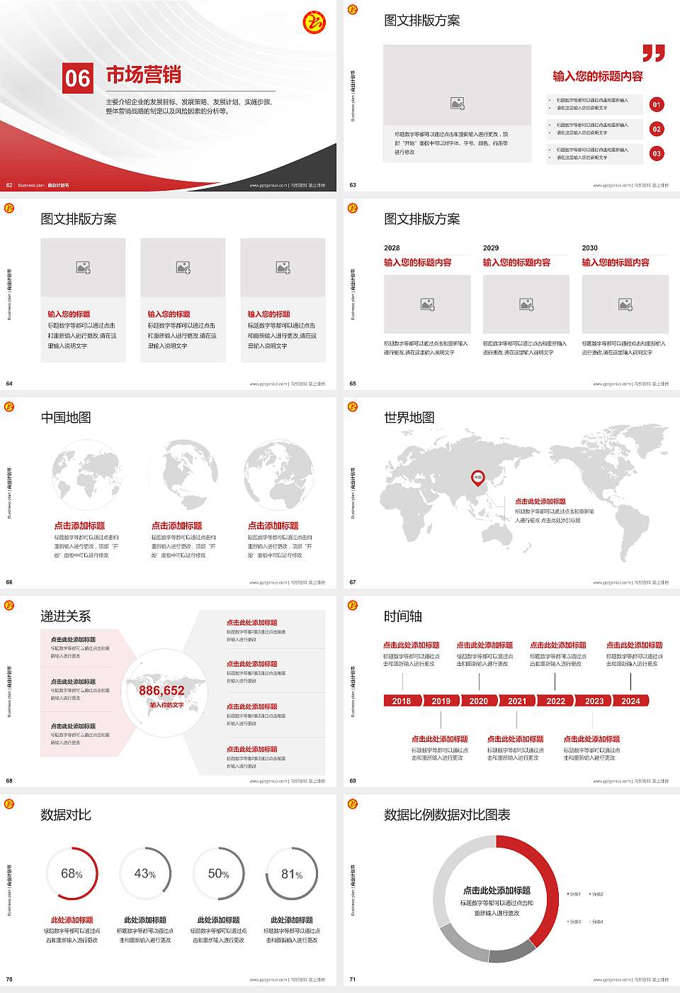 山东杏林科技职业学院专用全国大学生互联网+创新创业大赛计划书/路演/网评PPT模板16:9格式幻灯片预览图8