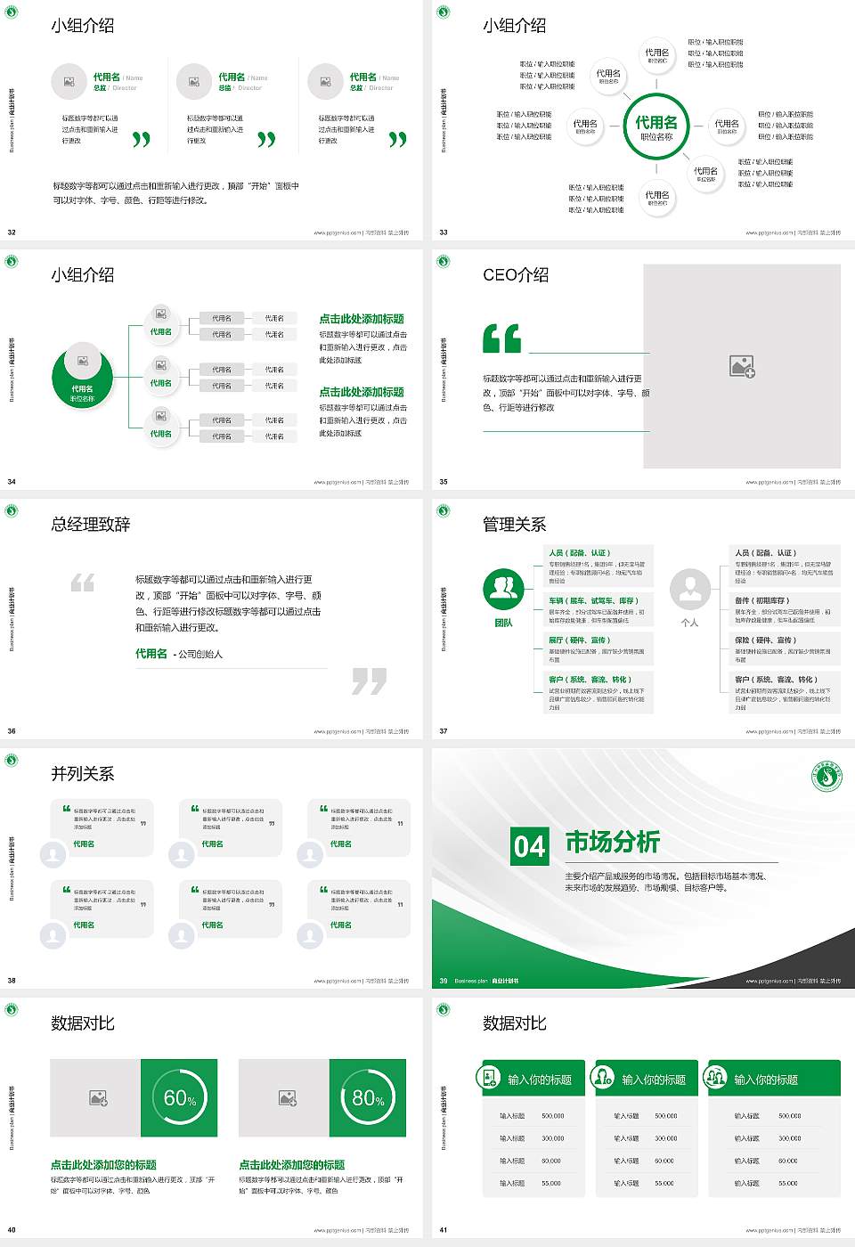 达州中医药职业学院专用全国大学生互联网+创新创业大赛计划书/路演/网评PPT模板16:9格式幻灯片预览图5