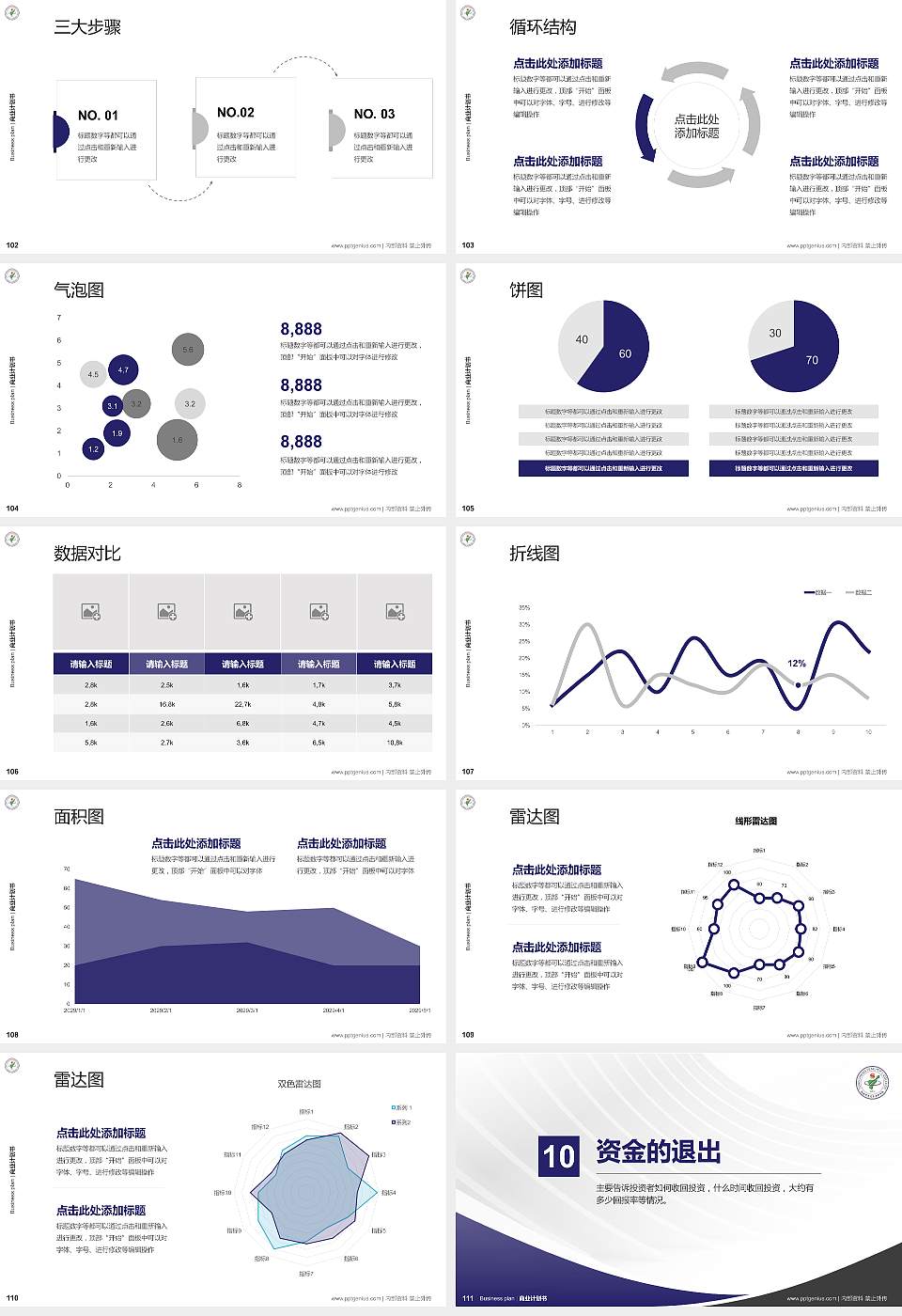 桐城师范高等专科学校专用全国大学生互联网+创新创业大赛计划书/路演/网评PPT模板16:9格式幻灯片预览图12