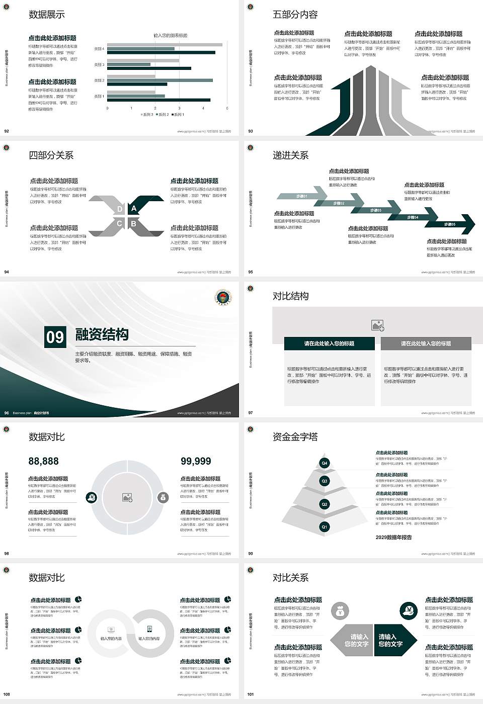 南方科技大学专用全国大学生互联网+创新创业大赛计划书/路演/网评PPT模板16:9格式幻灯片预览图11