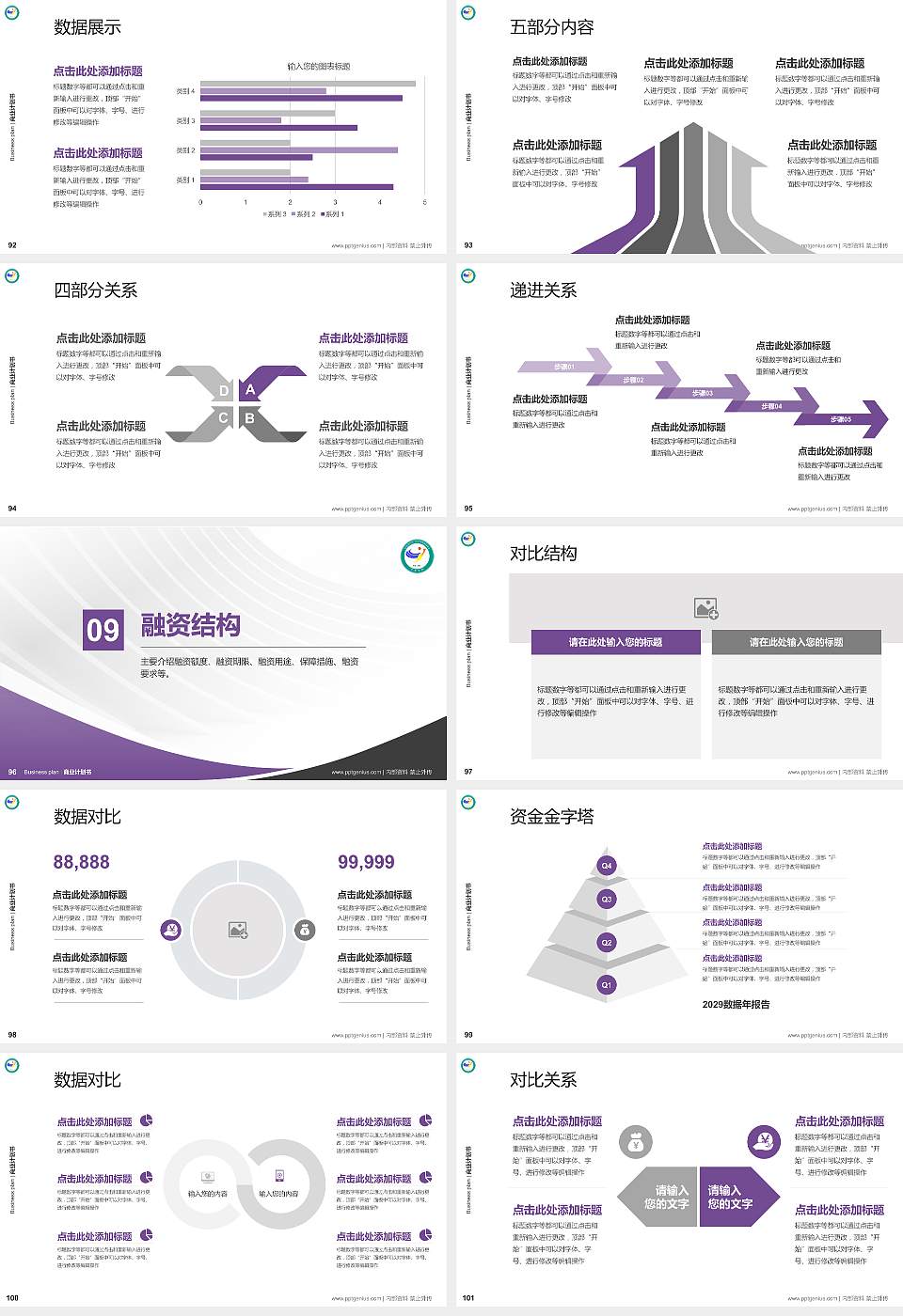 宜春学院专用全国大学生互联网+创新创业大赛计划书/路演/网评PPT模板16:9格式幻灯片预览图11