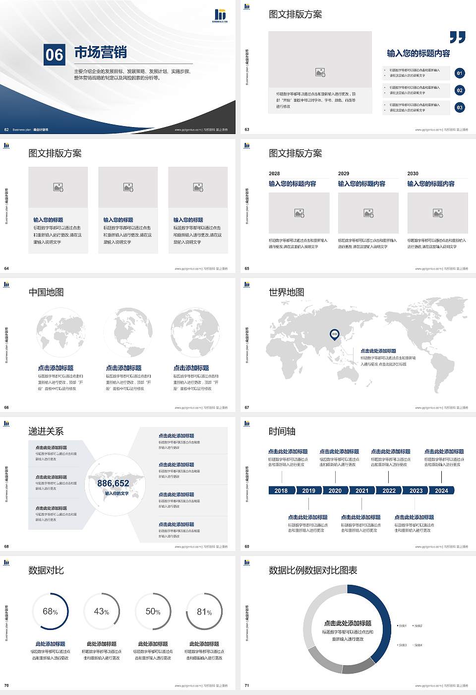 常州机电职业技术学院专用全国大学生互联网+创新创业大赛计划书/路演/网评PPT模板16:9格式幻灯片预览图8