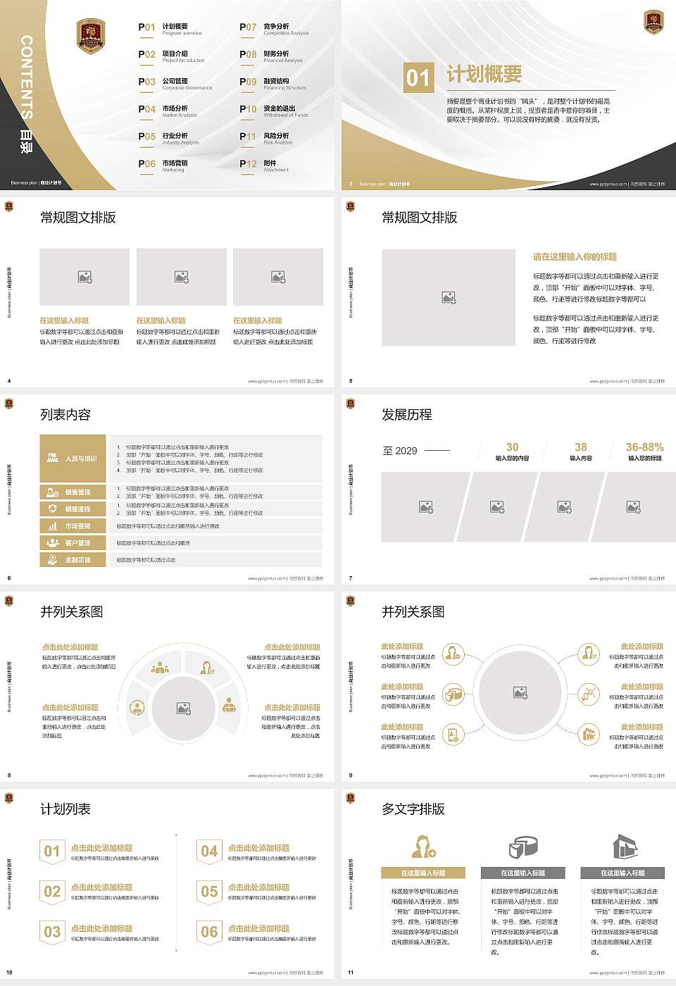 吉林动画学院专用全国大学生互联网+创新创业大赛计划书/路演/网评PPT模板16:9格式幻灯片预览图2