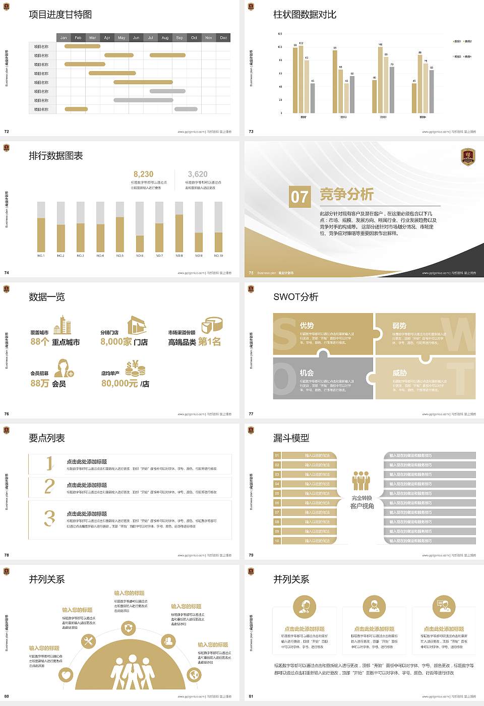 吉林动画学院专用全国大学生互联网+创新创业大赛计划书/路演/网评PPT模板16:9格式幻灯片预览图9