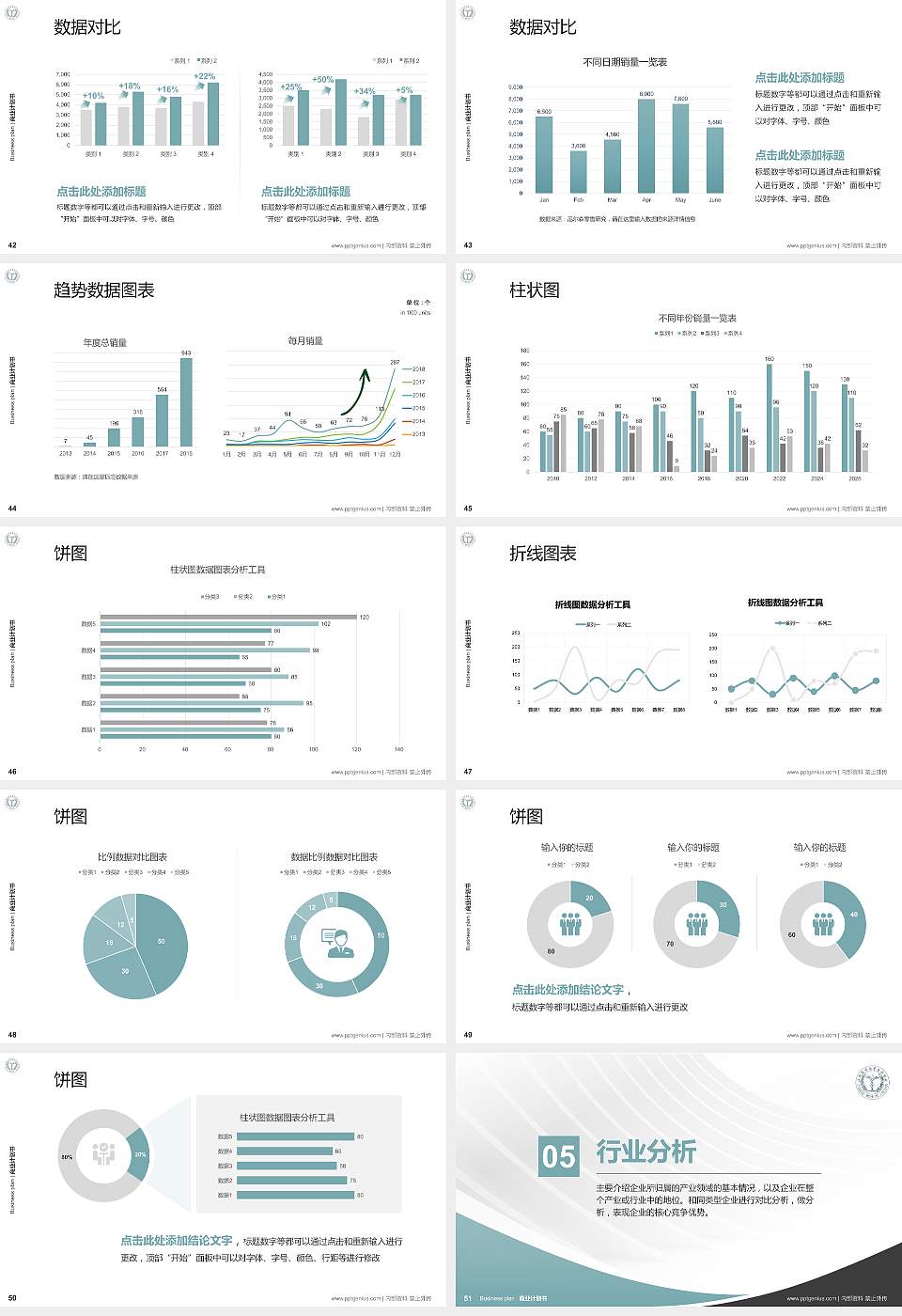 江西医学高等专科学校专用全国大学生互联网+创新创业大赛计划书/路演/网评PPT模板16:9格式幻灯片预览图6