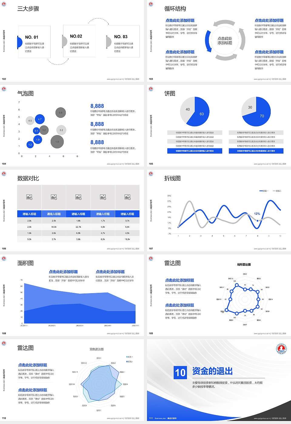 无锡太湖学院专用全国大学生互联网+创新创业大赛计划书/路演/网评PPT模板16:9格式幻灯片预览图12