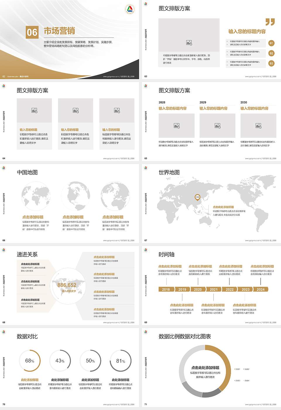 山西传媒学院专用全国大学生互联网+创新创业大赛计划书/路演/网评PPT模板16:9格式幻灯片预览图8