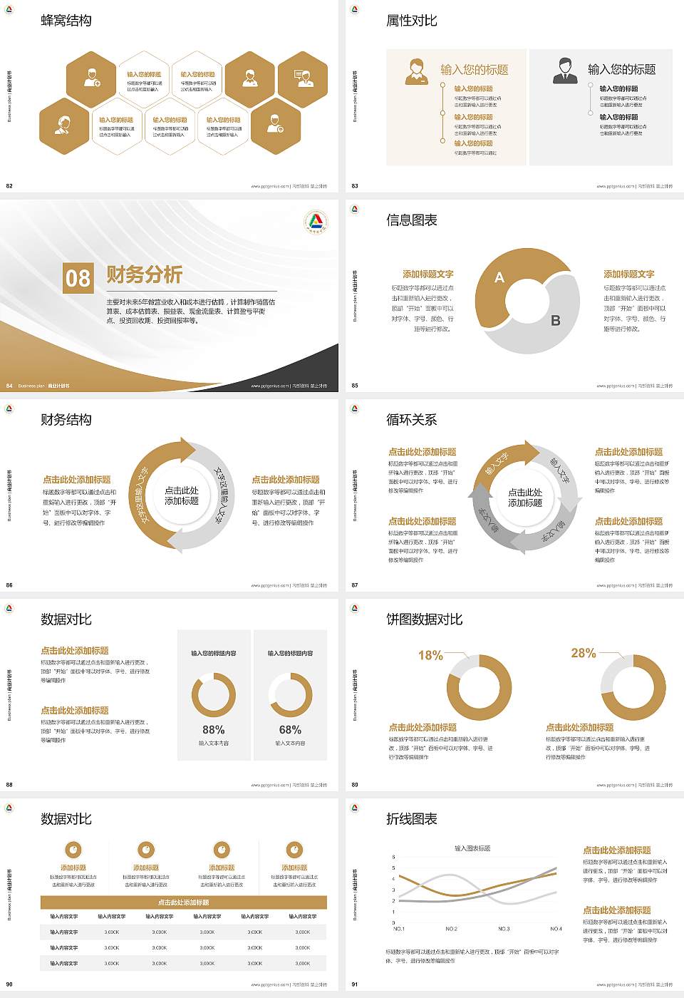 山西传媒学院专用全国大学生互联网+创新创业大赛计划书/路演/网评PPT模板16:9格式幻灯片预览图10