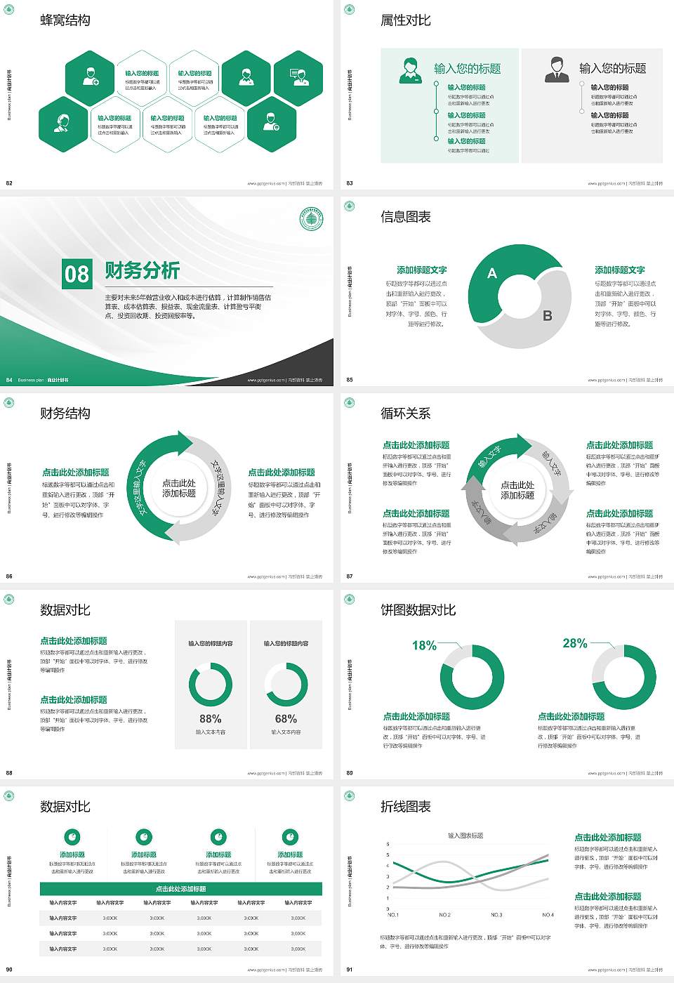 广东茂名农林科技职业学院专用全国大学生互联网+创新创业大赛计划书/路演/网评PPT模板16:9格式幻灯片预览图10