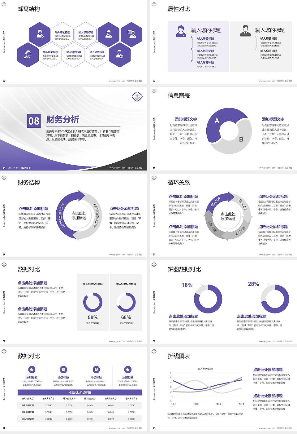 长春东方职业学院专用全国大学生互联网+创新创业大赛计划书/路演/网评PPT模板16:9格式幻灯片预览图10