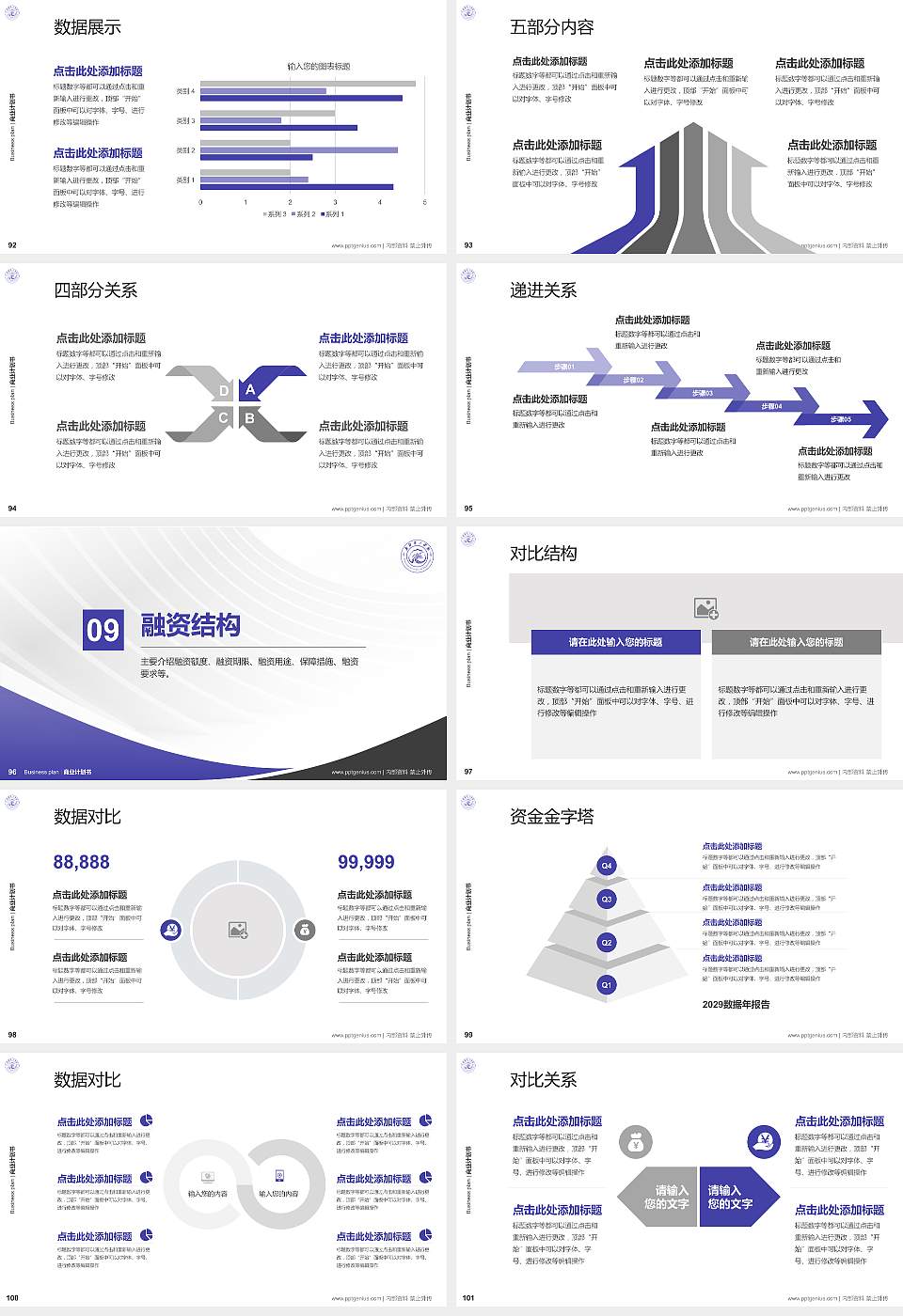 新疆理工学院专用全国大学生互联网+创新创业大赛计划书/路演/网评PPT模板16:9格式幻灯片预览图11