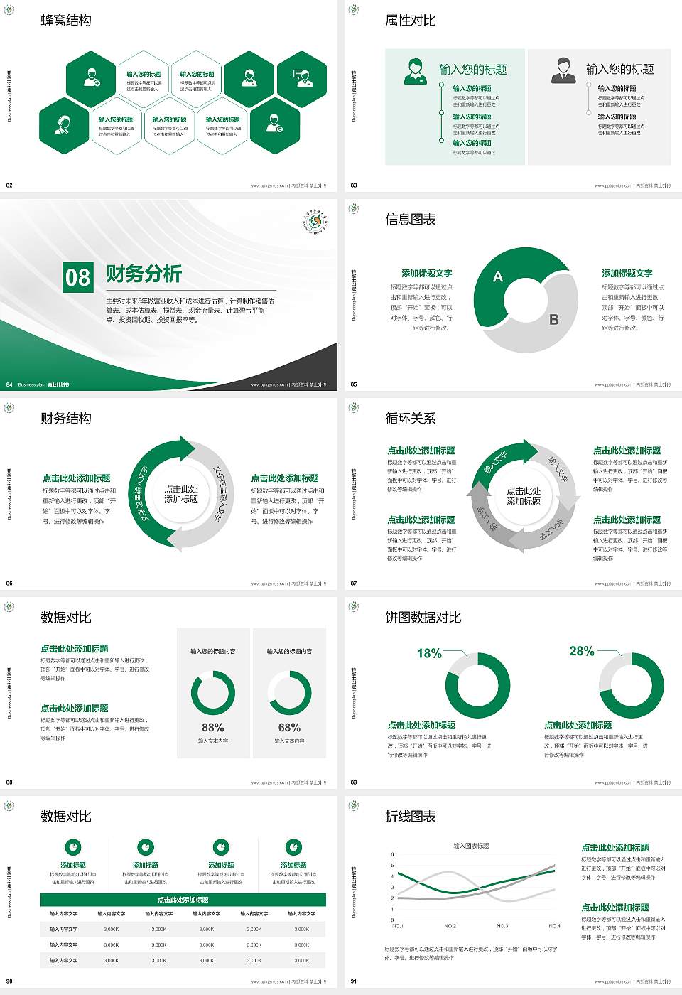 天津中医药大学专用全国大学生互联网+创新创业大赛计划书/路演/网评PPT模板16:9格式幻灯片预览图10