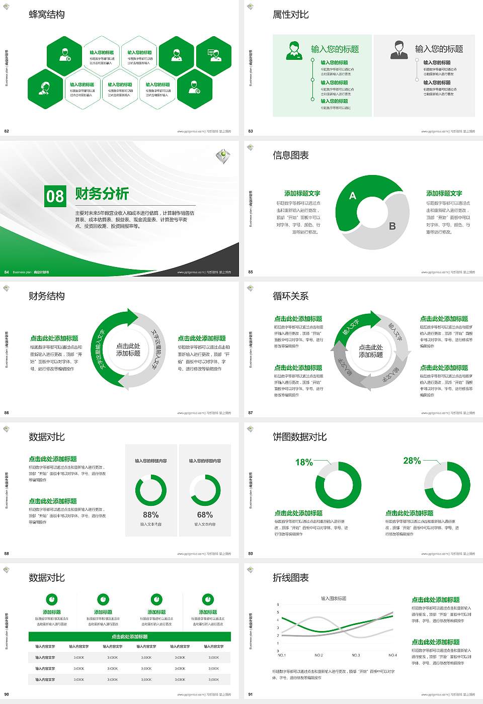 广州科技职业技术大学专用全国大学生互联网+创新创业大赛计划书/路演/网评PPT模板16:9格式幻灯片预览图10