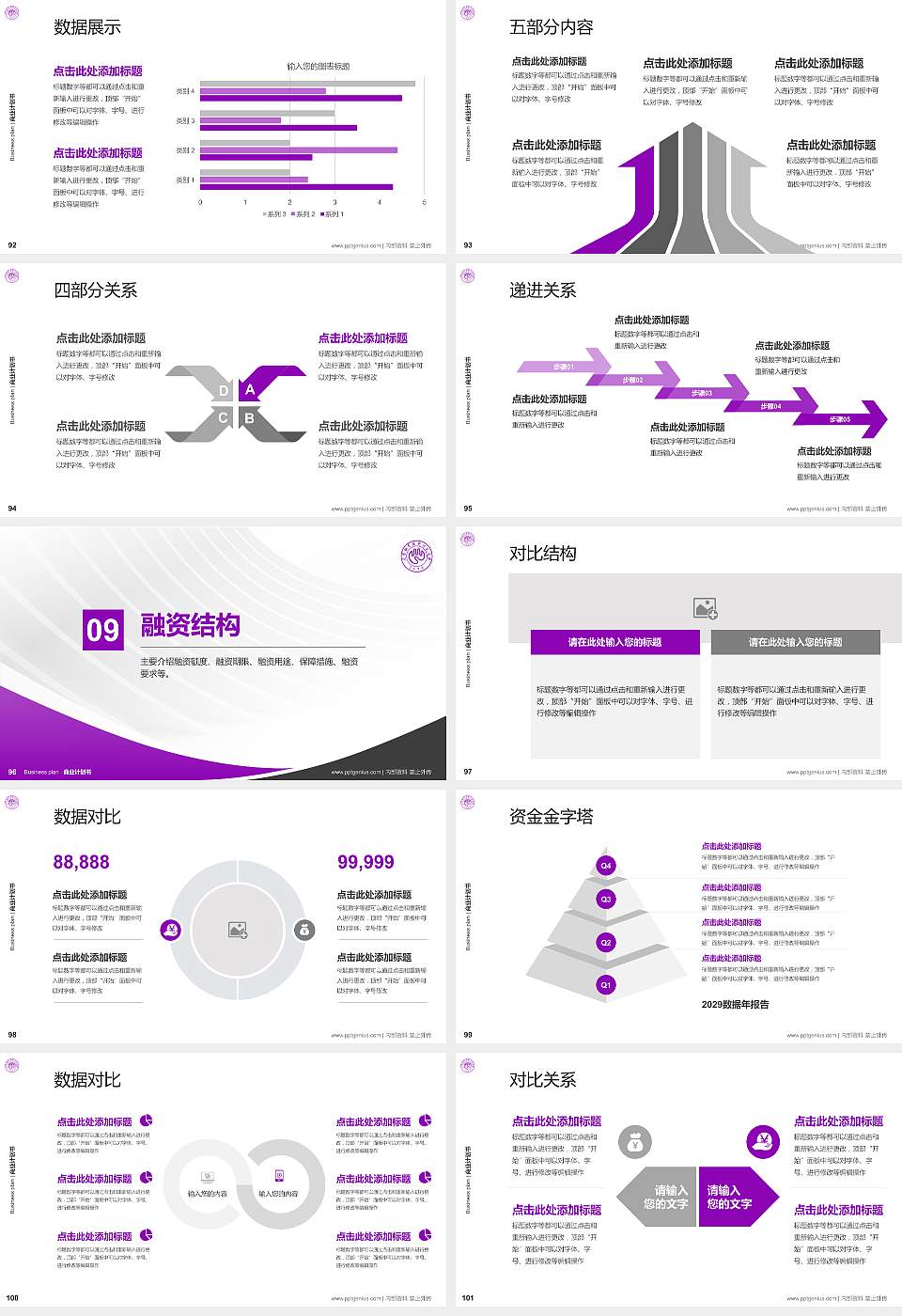 天津职业技术师范大学专用全国大学生互联网+创新创业大赛计划书/路演/网评PPT模板16:9格式幻灯片预览图11