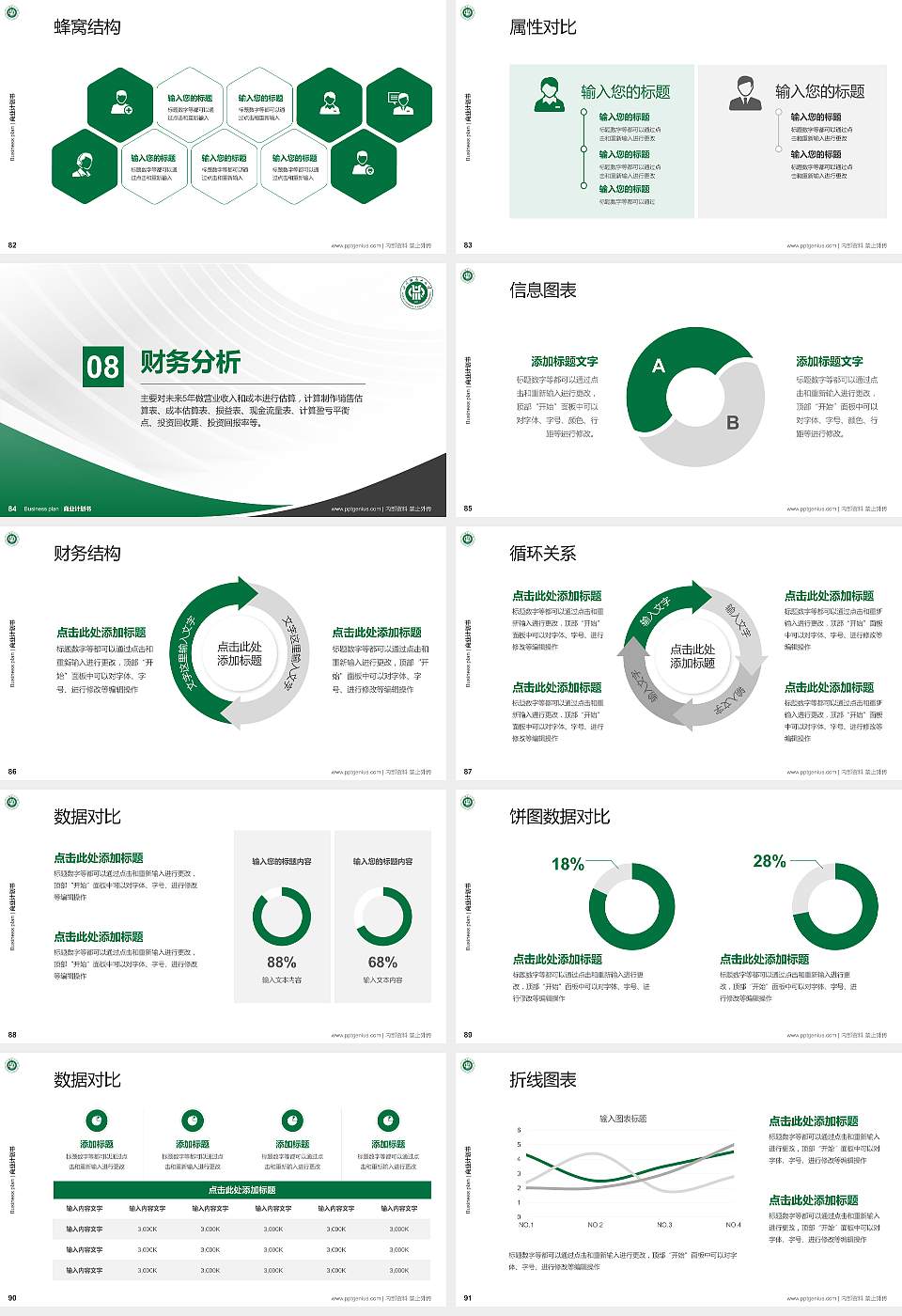 四川轻化工大学专用全国大学生互联网+创新创业大赛计划书/路演/网评PPT模板16:9格式幻灯片预览图10