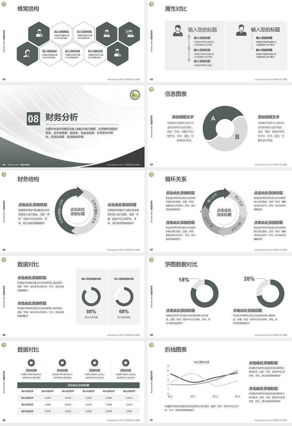 四川中医药高等专科学校专用全国大学生互联网+创新创业大赛计划书/路演/网评PPT模板16:9格式幻灯片预览图10