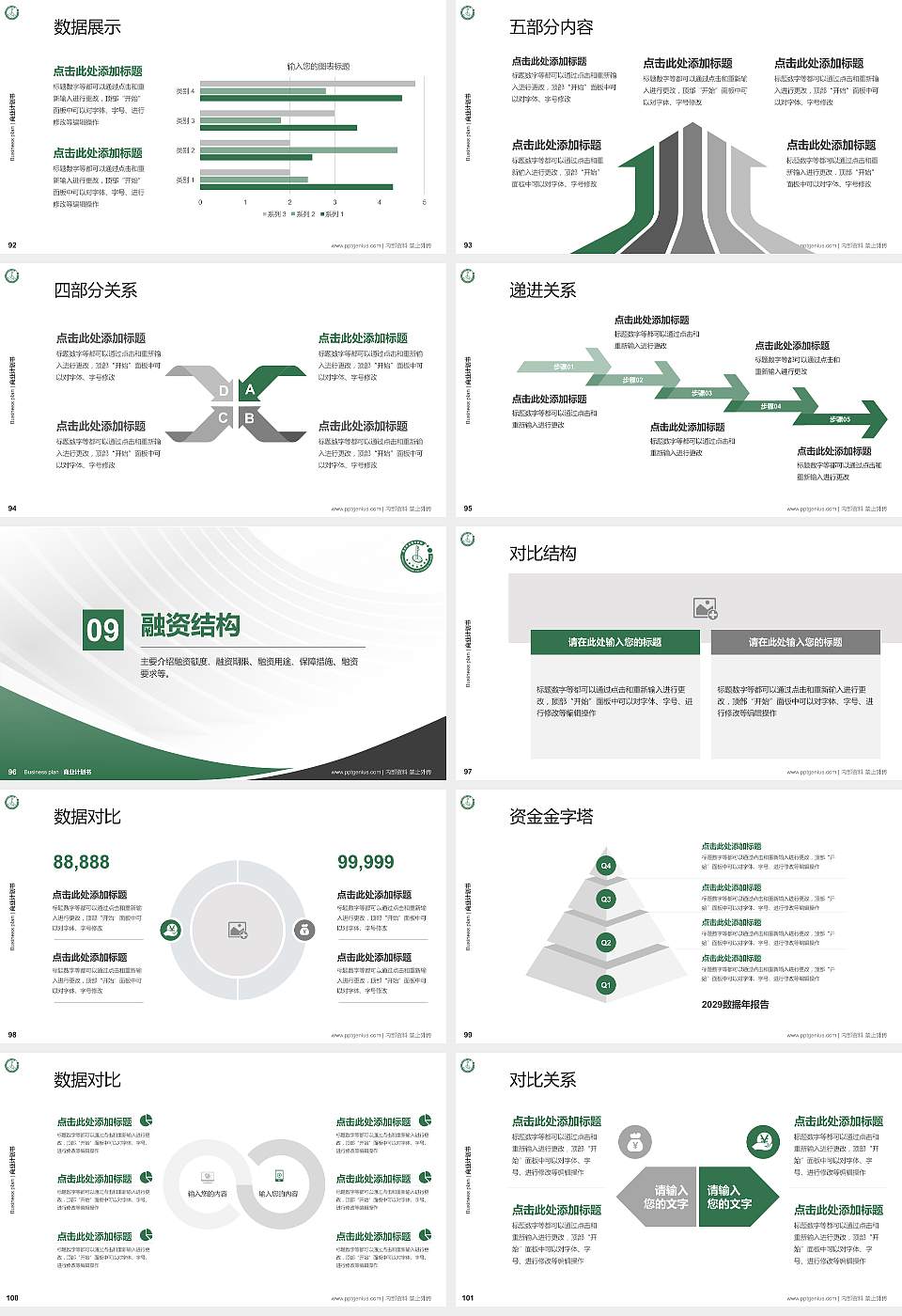昌吉职业技术学院专用全国大学生互联网+创新创业大赛计划书/路演/网评PPT模板16:9格式幻灯片预览图11