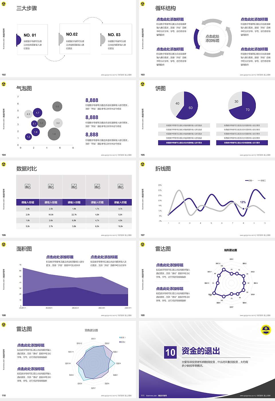 广州航海学院专用全国大学生互联网+创新创业大赛计划书/路演/网评PPT模板16:9格式幻灯片预览图12