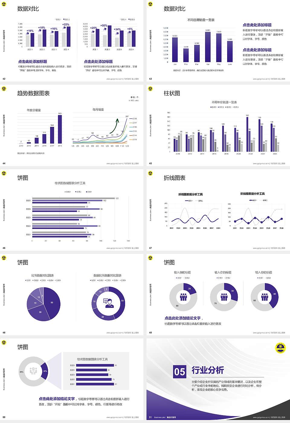 广州航海学院专用全国大学生互联网+创新创业大赛计划书/路演/网评PPT模板16:9格式幻灯片预览图6