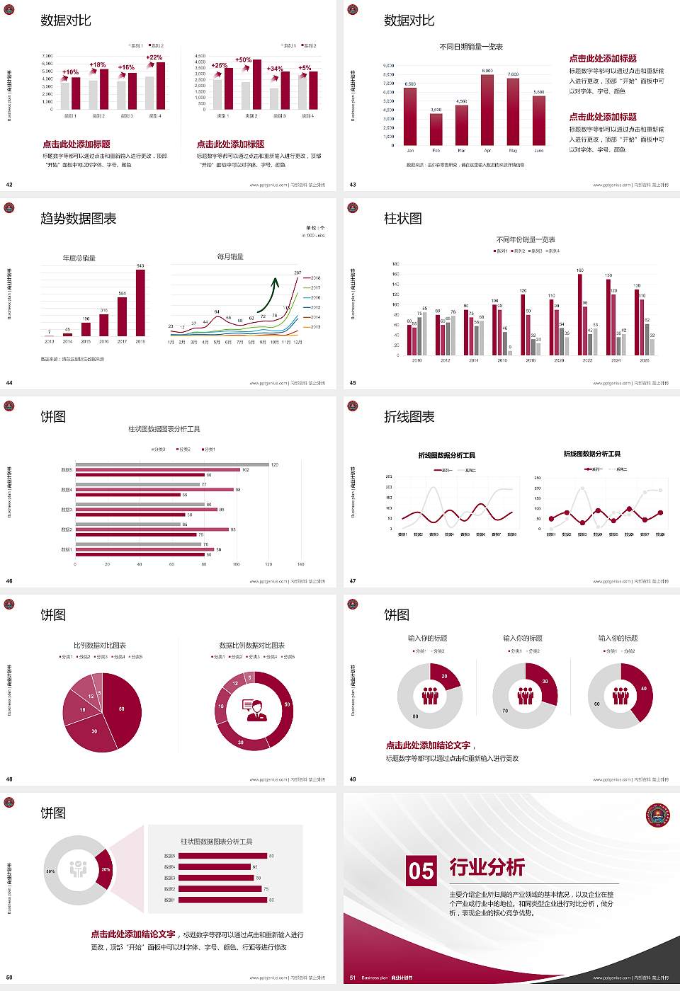 和田师范专科学校专用全国大学生互联网+创新创业大赛计划书/路演/网评PPT模板16:9格式幻灯片预览图6