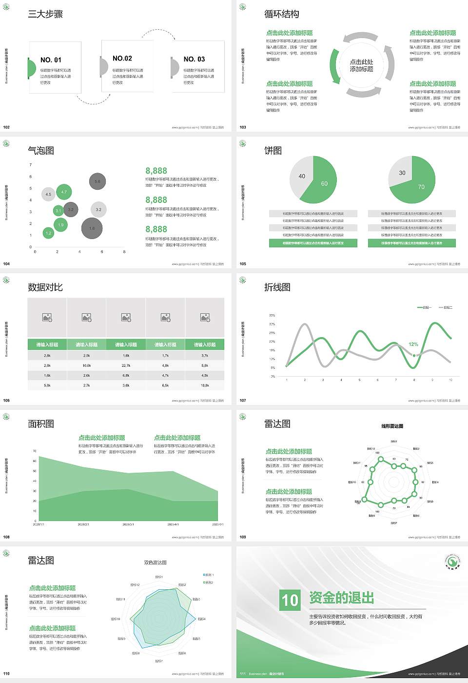 长治医学院专用全国大学生互联网+创新创业大赛计划书/路演/网评PPT模板16:9格式幻灯片预览图12