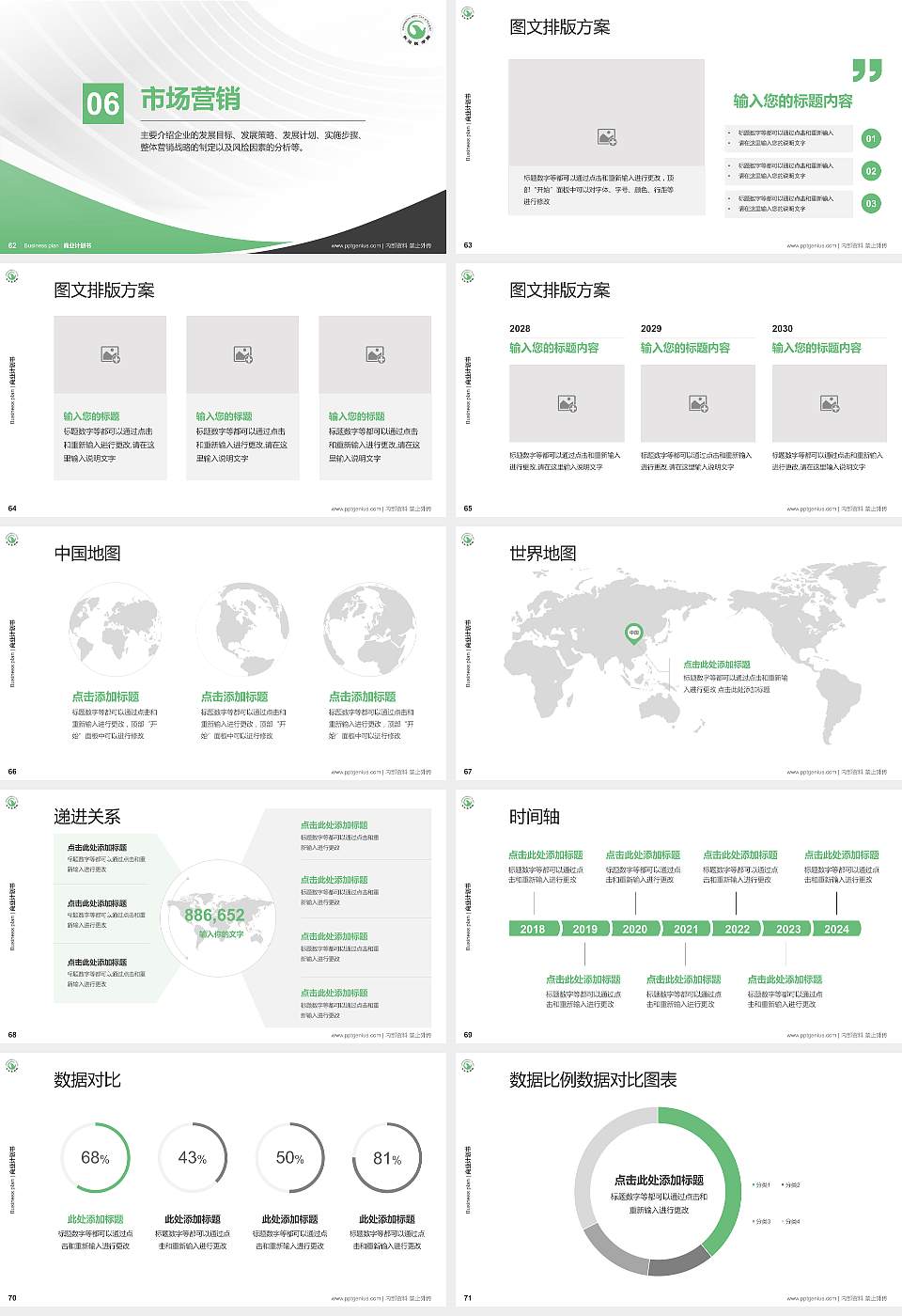 长治医学院专用全国大学生互联网+创新创业大赛计划书/路演/网评PPT模板16:9格式幻灯片预览图8