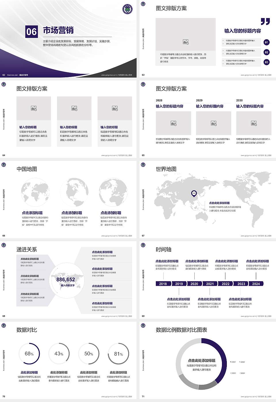 南京森林警察学院专用全国大学生互联网+创新创业大赛计划书/路演/网评PPT模板16:9格式幻灯片预览图8