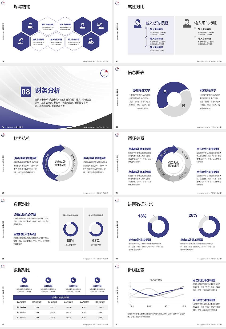 四川信息职业技术学院专用全国大学生互联网+创新创业大赛计划书/路演/网评PPT模板16:9格式幻灯片预览图10