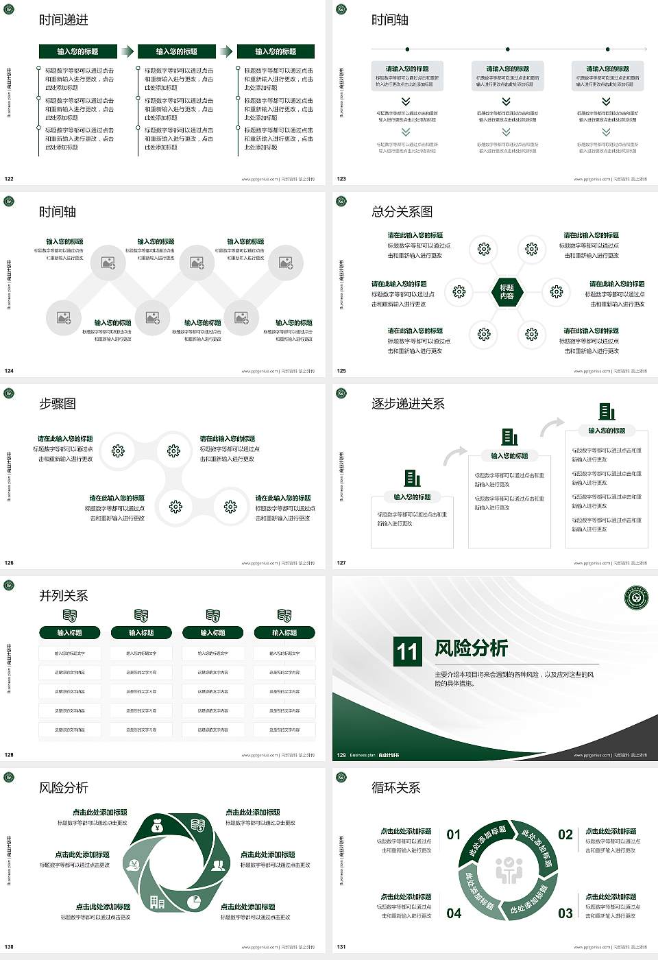 长春健康职业学院专用全国大学生互联网+创新创业大赛计划书/路演/网评PPT模板16:9格式幻灯片预览图14