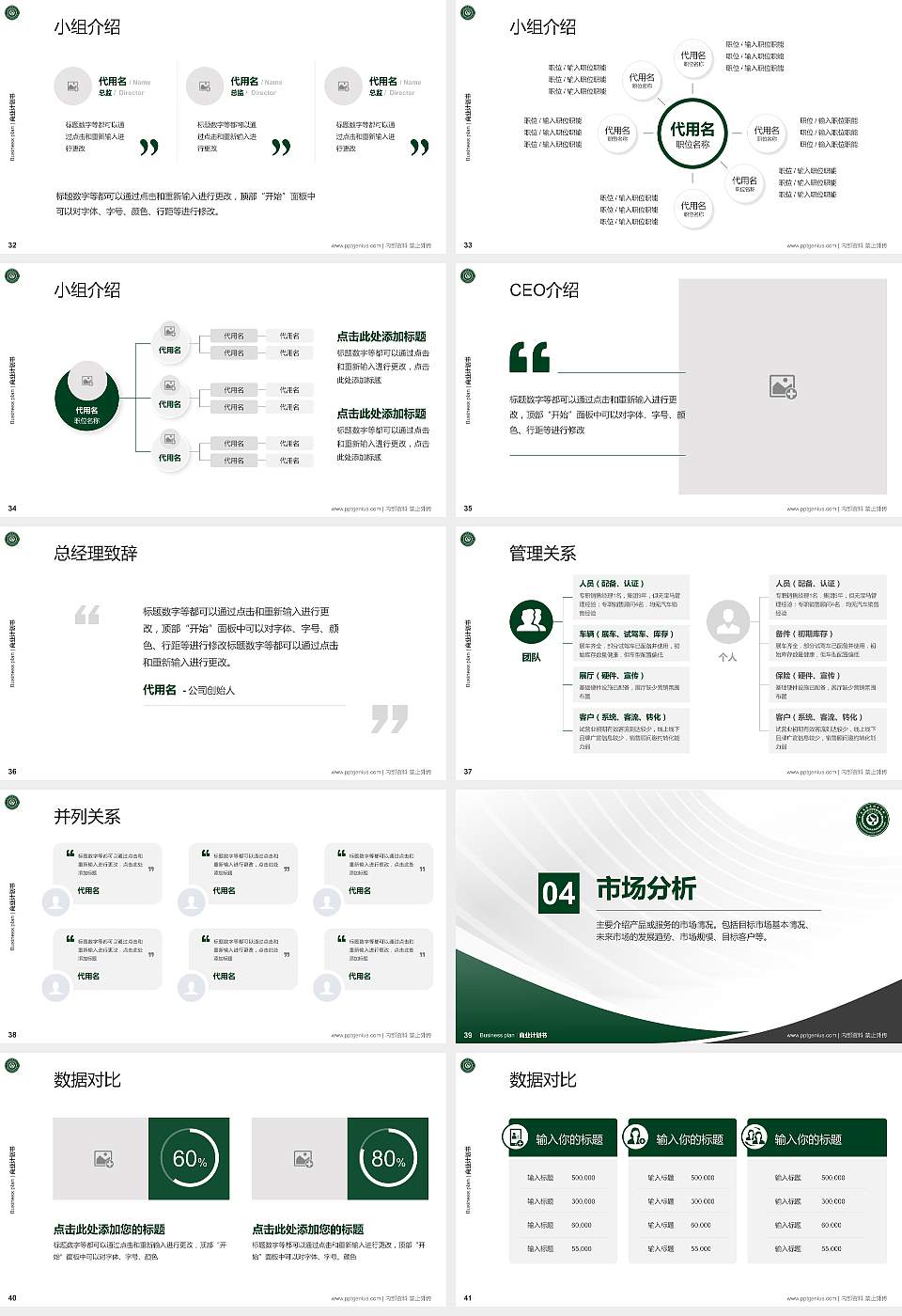 长春健康职业学院专用全国大学生互联网+创新创业大赛计划书/路演/网评PPT模板16:9格式幻灯片预览图5
