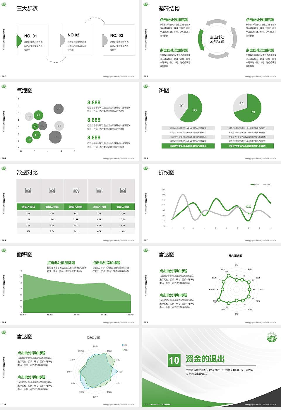 资阳环境科技职业学院专用全国大学生互联网+创新创业大赛计划书/路演/网评PPT模板16:9格式幻灯片预览图12