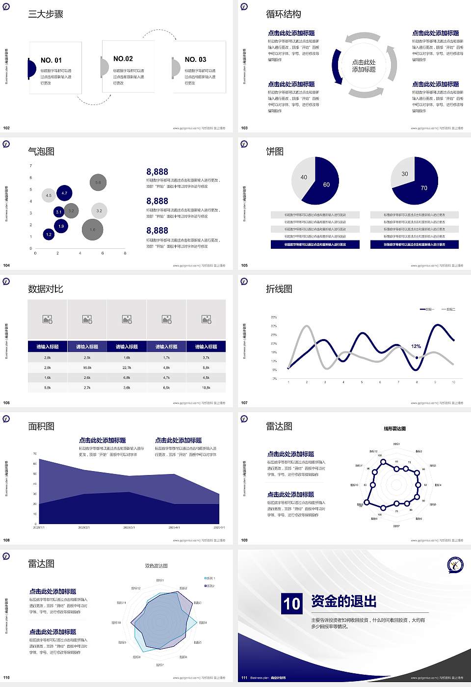 南通职业大学专用全国大学生互联网+创新创业大赛计划书/路演/网评PPT模板16:9格式幻灯片预览图12