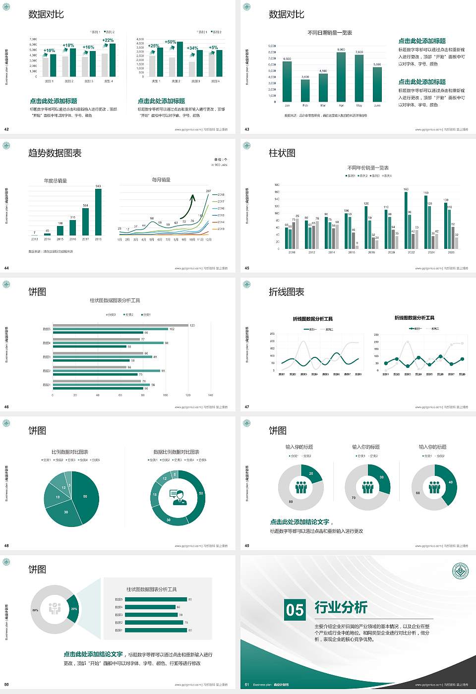 温州科技职业学院专用全国大学生互联网+创新创业大赛计划书/路演/网评PPT模板16:9格式幻灯片预览图6