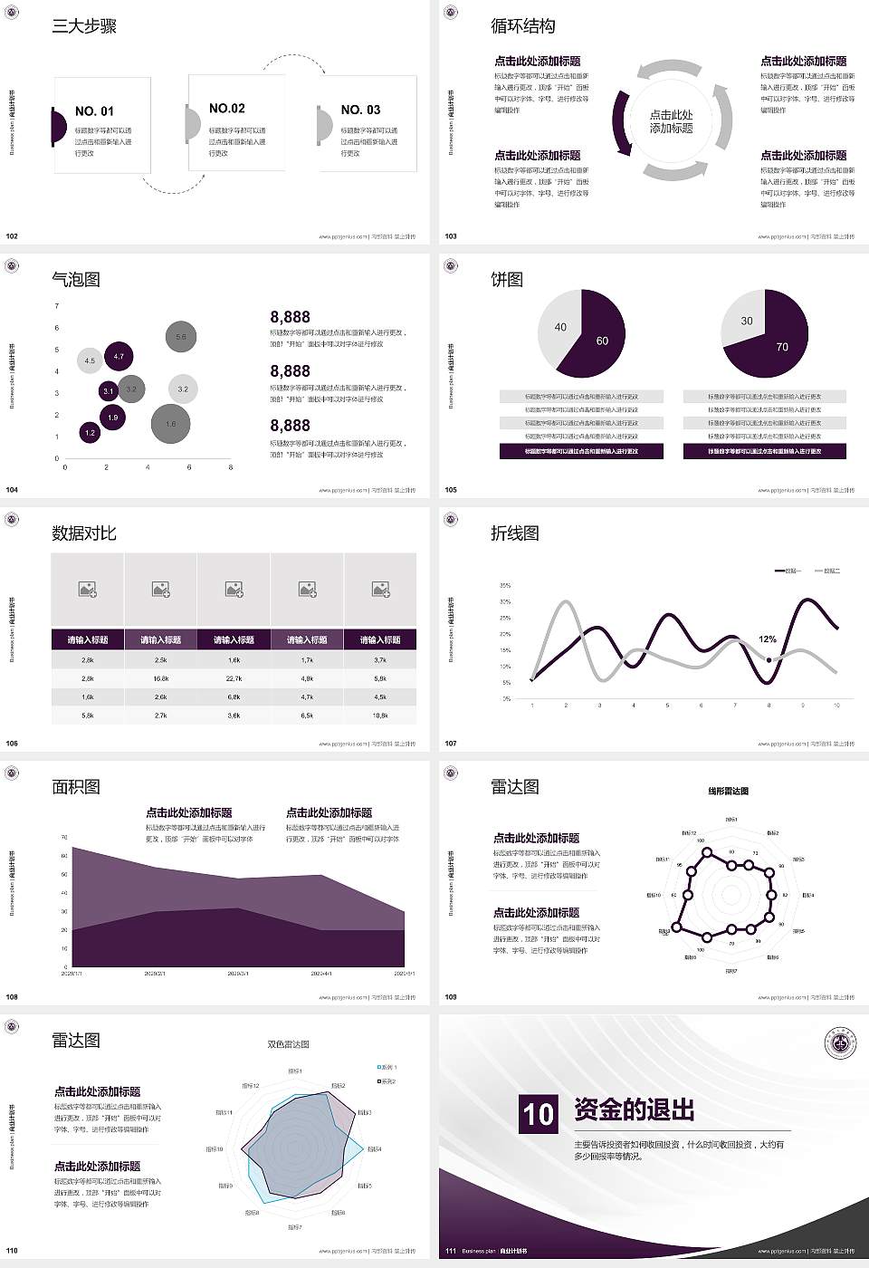 荆州理工职业学院专用全国大学生互联网+创新创业大赛计划书/路演/网评PPT模板16:9格式幻灯片预览图12