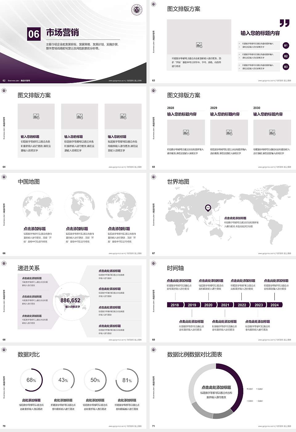 荆州理工职业学院专用全国大学生互联网+创新创业大赛计划书/路演/网评PPT模板16:9格式幻灯片预览图8