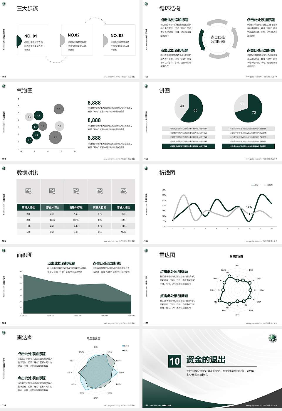 武汉电力职业技术学院专用全国大学生互联网+创新创业大赛计划书/路演/网评PPT模板16:9格式幻灯片预览图12