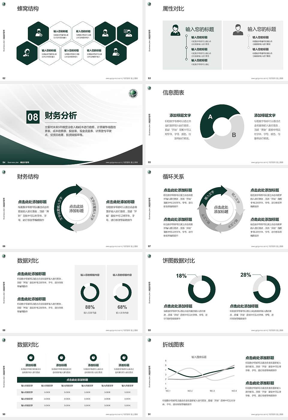 武汉电力职业技术学院专用全国大学生互联网+创新创业大赛计划书/路演/网评PPT模板16:9格式幻灯片预览图10