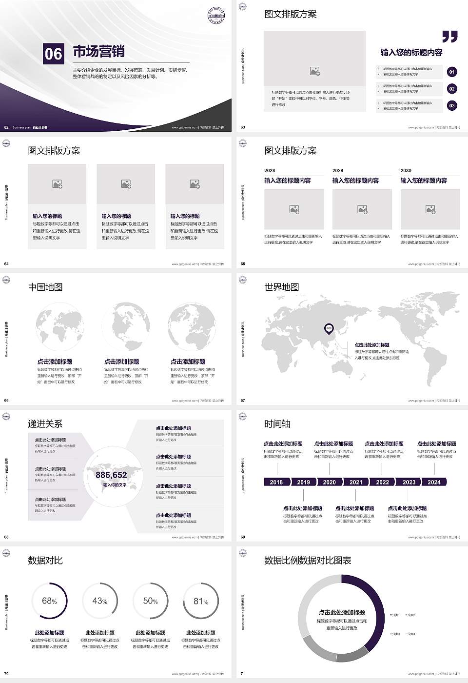 辽宁传媒学院专用全国大学生互联网+创新创业大赛计划书/路演/网评PPT模板16:9格式幻灯片预览图8